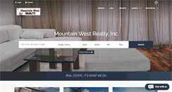 Desktop Screenshot of mtnwestrealty.com